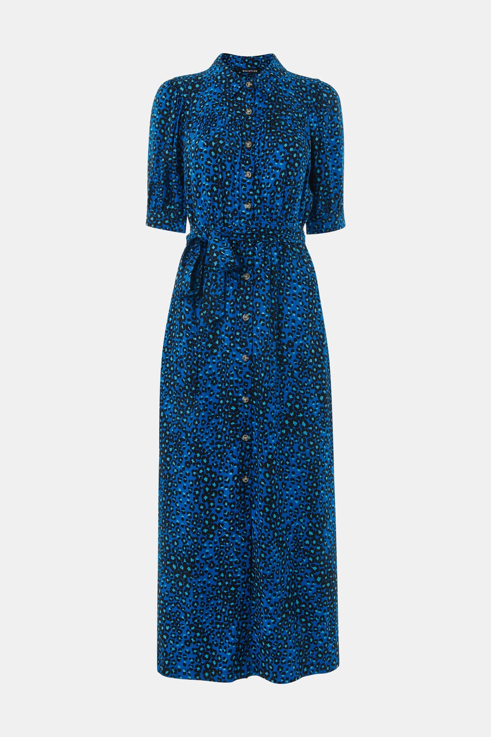 Painted Leopard Midi Dress